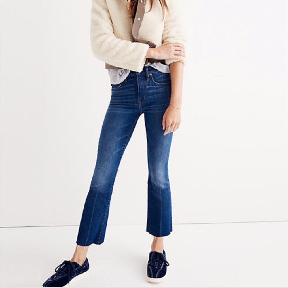 Madewell Cali denim bootcut crop size 27